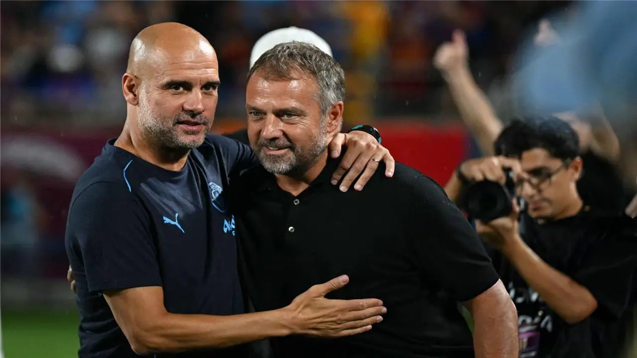 هانزي فليك يعادل رقم جوارديولا القياسي عقب انتصار برشلونة على رايو فاليكانو